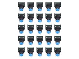 Interruptor Push Button 24v Verde 16mm com Luz