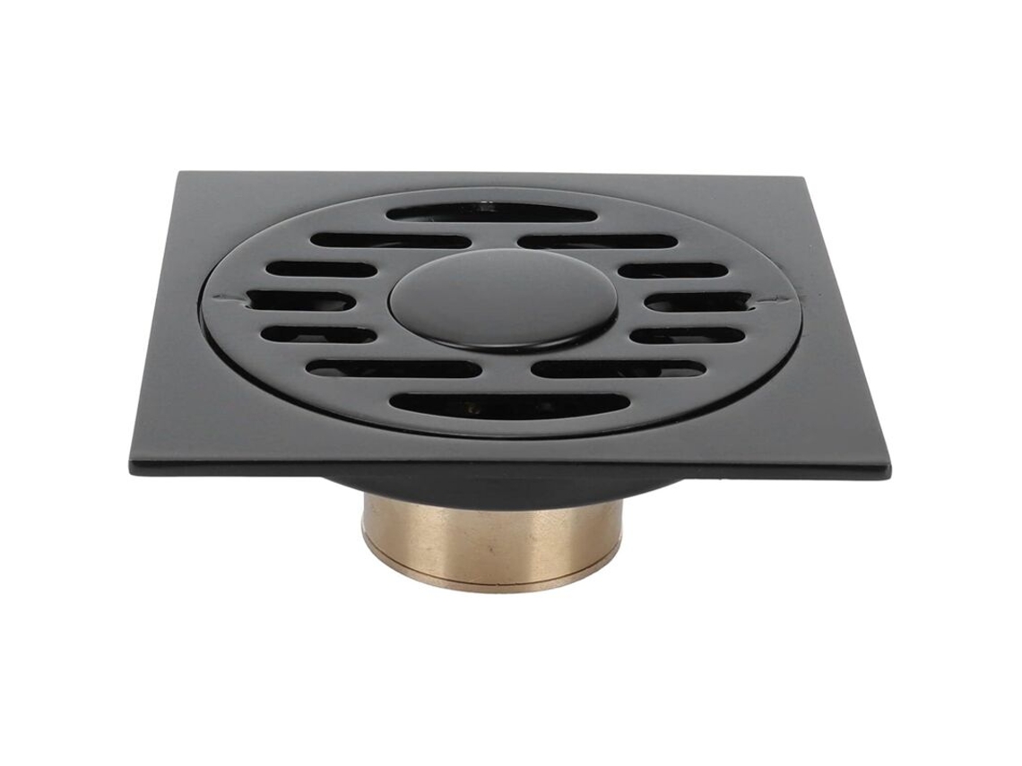 Ralo de Piso Quadrado 10x10 em Aço Inoxidável AQUAFORGE