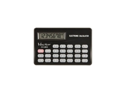 Calculadora de plástico preto Vector Kav Ch 853