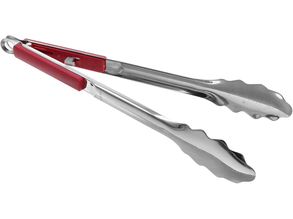 Pinça Para Churrasco Yardwe De 30cm Em Aço Inoxidável Estilo Coreano Bifes, Peixes E Carnes