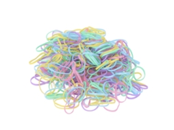 Elasticas De Cabelo Plásticas Coloridas Grossas Para Bebês Meninas Toddlers Estilo De Cabelo