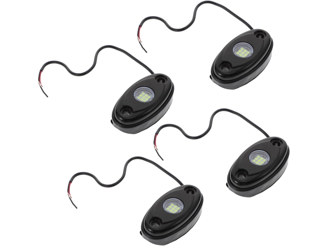 Kit De 4 Peças De Luzes Led Verdes Para Iluminação Ambiente Da Parte Inferior Do Carro.