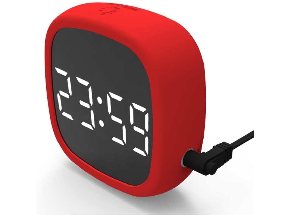 Despertador Digital Com Led Ic E Relógio Eletrônico Ativado Por Voz Slowmoose