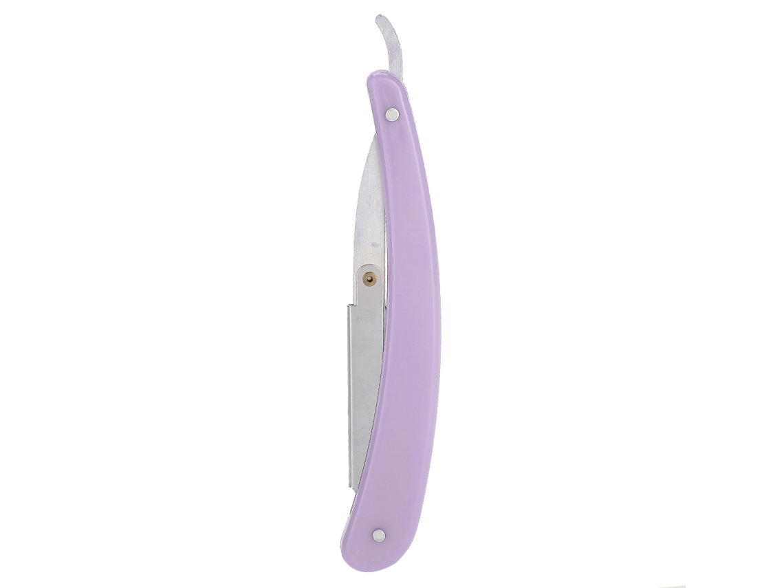 Porta Rasoir Clásico Plegable Barbería Morado