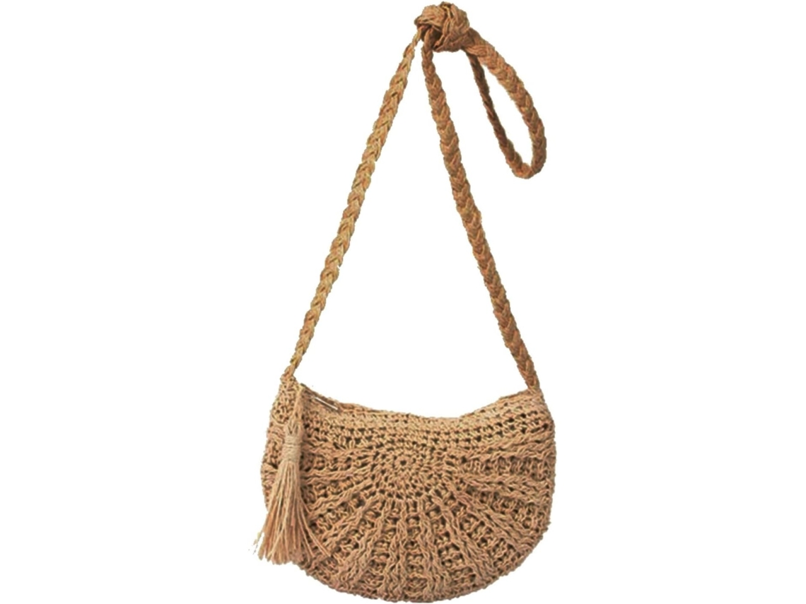 Bolsa De Palha Trançada, Bolsa De Praia, Bolsa De Ombro, Rattan Para Mulheres, Amplo Espaço Para