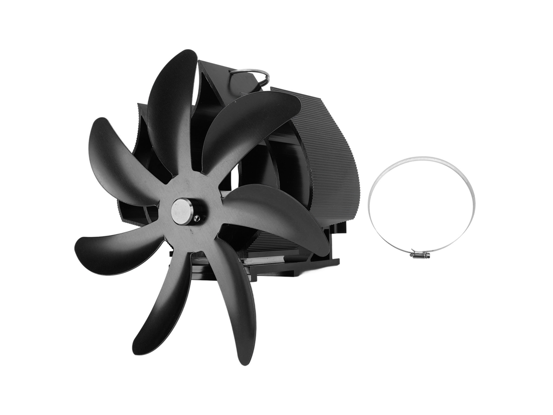 Ventilador de Fogão a Lenha 7 Lâminas Alumínio Primerox