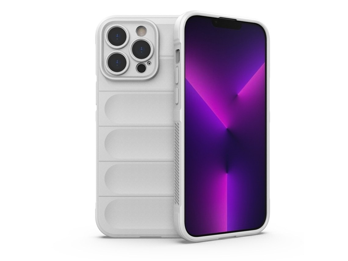Zsanfs Capa Para Iphone 15 Promax, Antichoque, Cor Branco