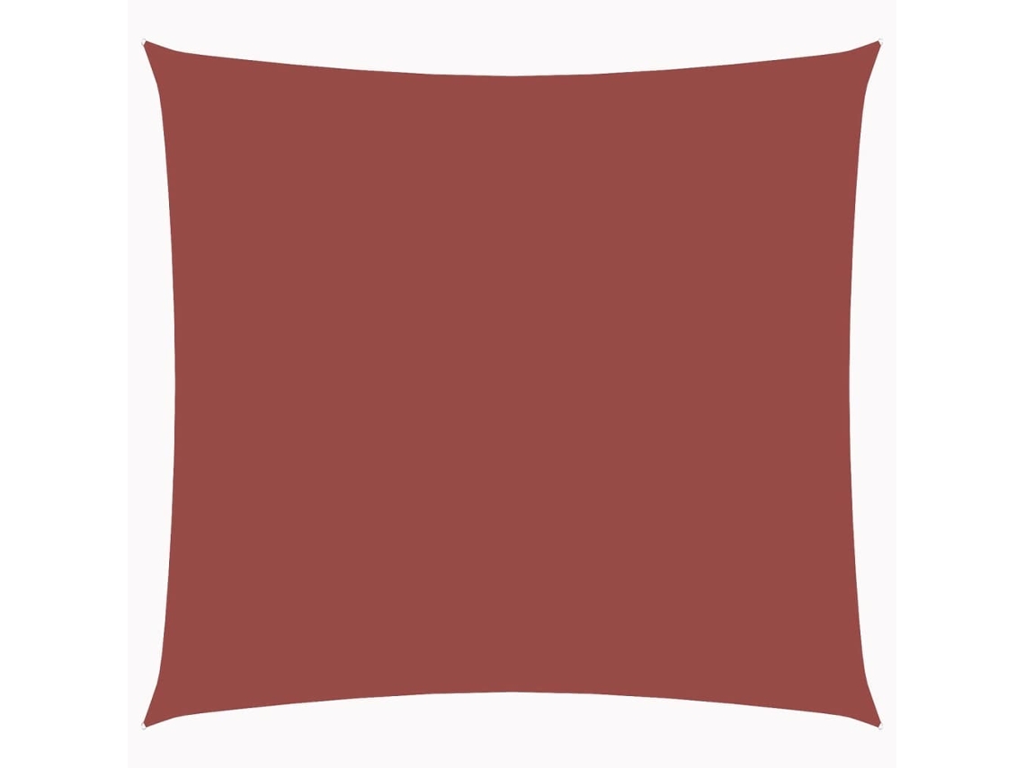 Toldo vela VIDAXL Terracotta (4x4 m)