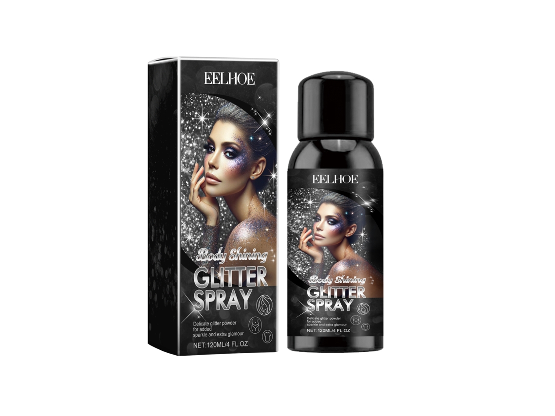 Spray Brilho Intenso Maquiagem Cena