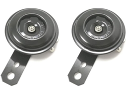 Guidon Audio Amplificateur Haut-parleur De Moto Pratique 105db 12v, 2 Peças, Rond Universel, Sinal 1,5a