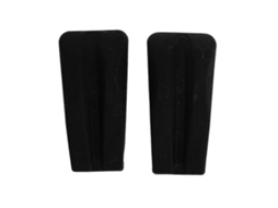 2pcs Amortecedor De Choque Para Arco De Tiro Com Borracha Redutor De Vibração Ruído Leve Cor Brilhante Silencioso Preto