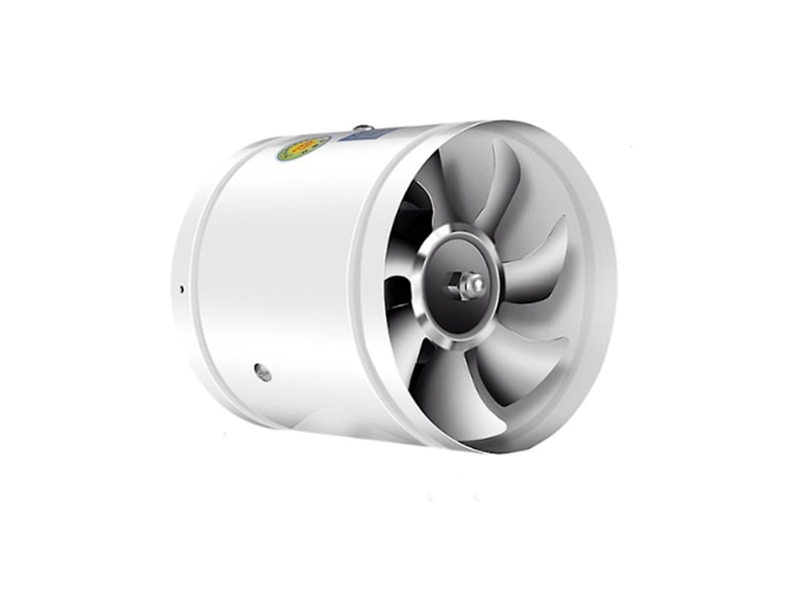 Exaustor De Sucção Super Forte Multifuncional Potente E Silencioso, Ventilador De Banheiro 100 Mm Branco 100 Mm Branco Jortmrd