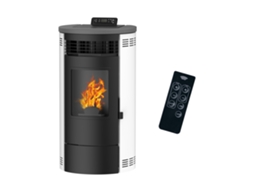 Salamandra A Pellets Flavia 15 Kw Sannover Branco