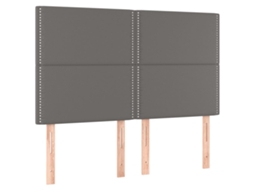 Headboard, Headboards Vidaxl Cinzeto Couro Artificial (144 Cm)
