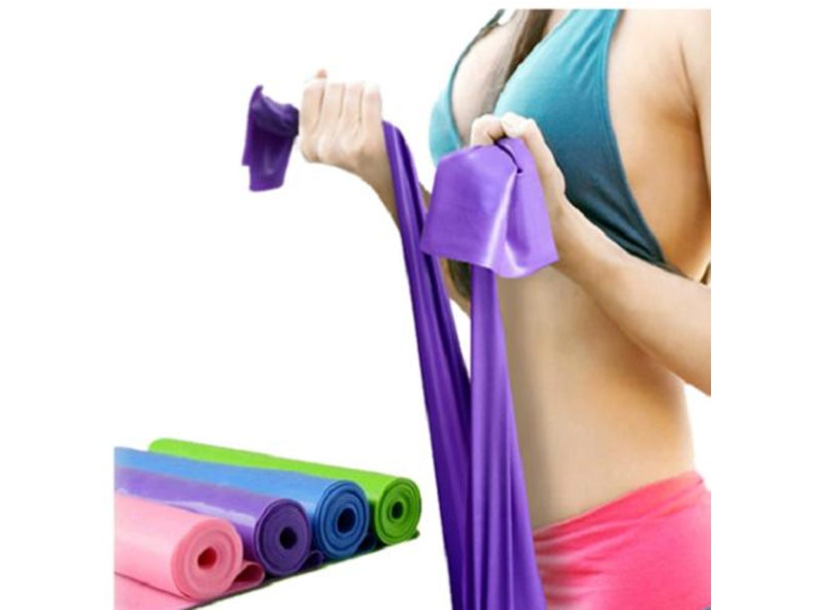 Faixa Elástica De Exercícios - Roxa, E Multifuncional-aquaforge