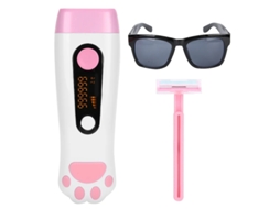 Depilador Corporal Ipl Máquina Indolor De Remoção De Pelos Elétrico Barbeador Feminino 110 240v Branco Yizhood