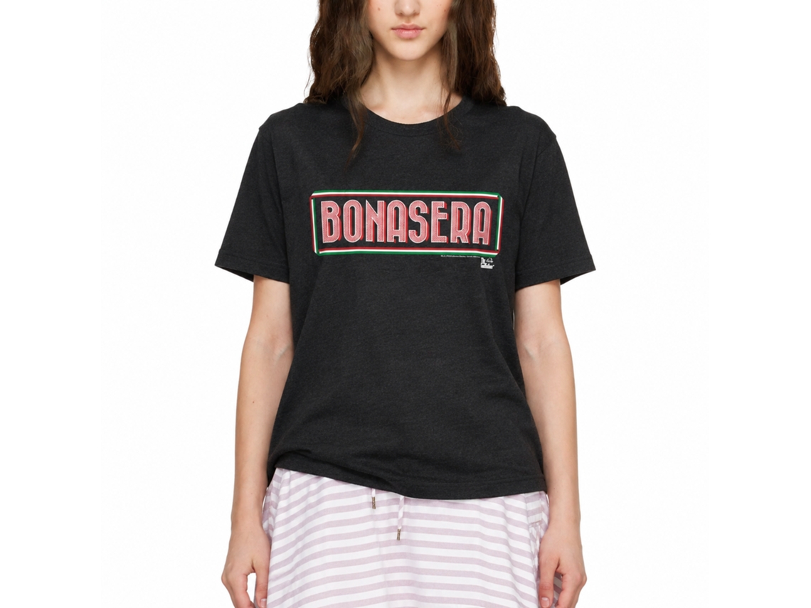 Rockinstone Godfather Bonasera Heather Black Adult T-shirt Size:m