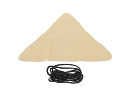 Tecido substituível ATS para cadeira dobrável de exterior, ideal para camping, praia e jardim, na cor cáqui com corda.