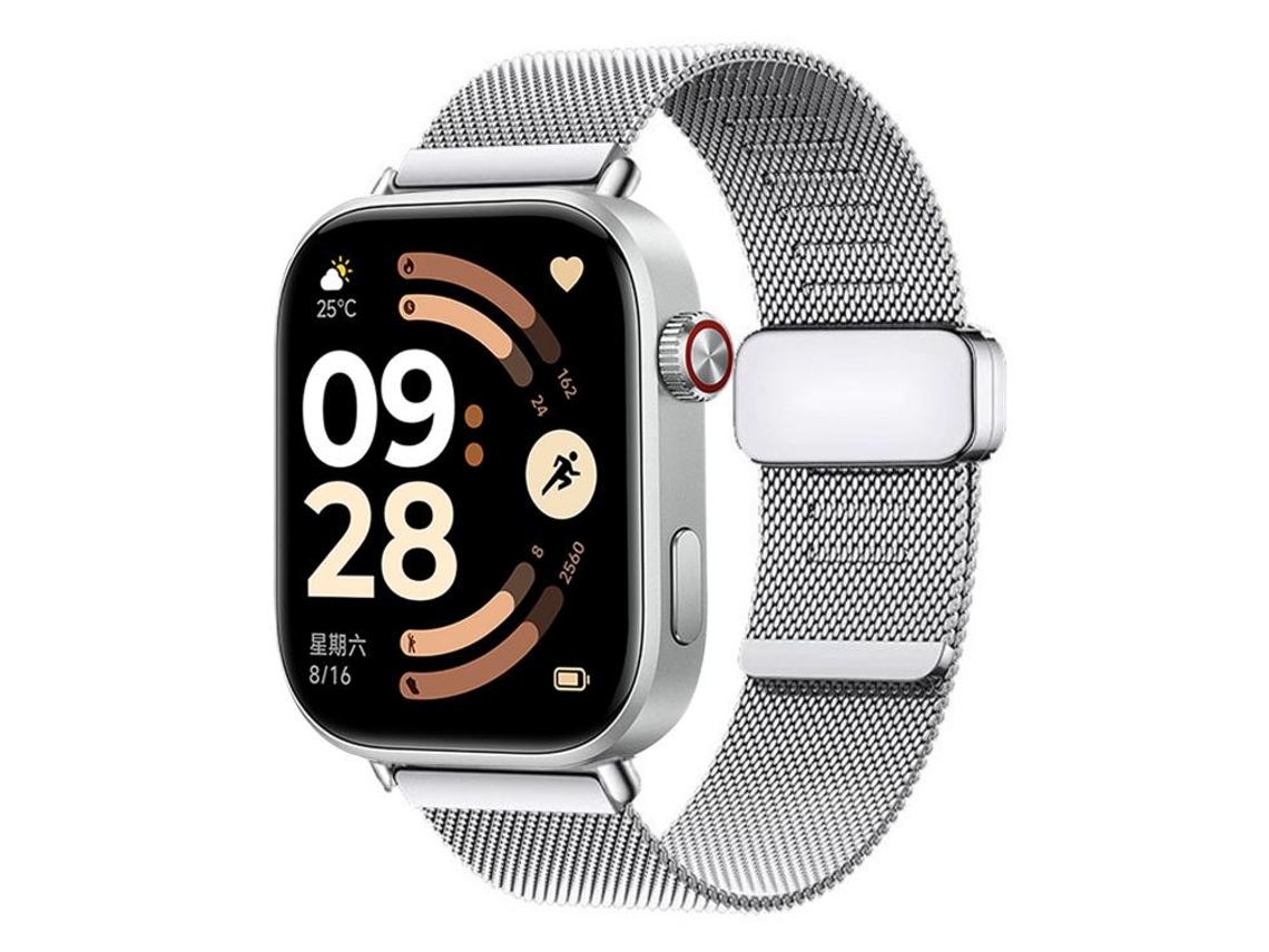 Bracelete para Xiaomi Band 9 Pro / 8 Pro Silicone Respirável Cor Sólida Marfim XIAOMOYU