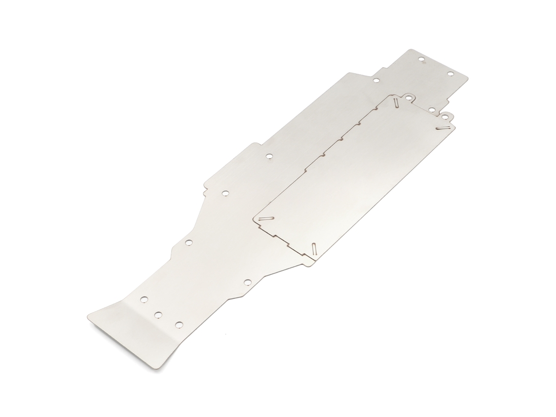 Mali armadura de Chassi de Aço Inoxidável para Carro Controle Remoto Tamiya Xv 01 1/10 Acessório de Proteção