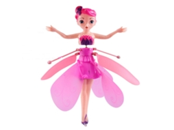 Boneca Fada Voadora Controle Por Indução Brinquedo Infantil Princesa Ballet Rc