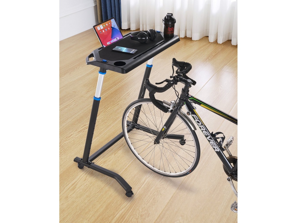 Mesa De Treino Para Bicicleta Indoor Ajustável Com Suporte Para Gadgets Tekmaquinas