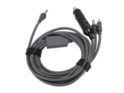 Cabo De Energia Dc Adaptador 3 Em 1 Suporta Carregamento No Carro Pd100w