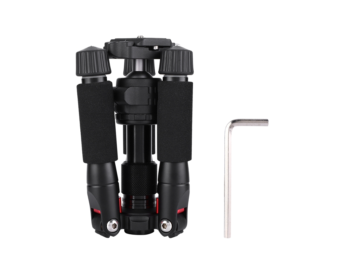 Tripode Mini Portátil Extensible Para Cámara Dslr Mirrorless De Escritorio Rojo K521
