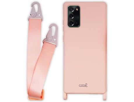 Cool Funda con Cinta Rosa para Samsung Galaxy Note 20