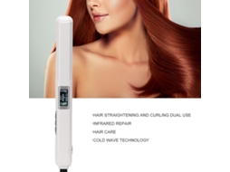 2026 plancha de Pelo Ultrasonica Infrarroja para Alisar Y Rizar Onda Fria Electrica Blanca Japonesa