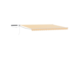 Conjunto 1 Toldo Elétrico Vidaxl Laranja Poliéster (5 X 3 M)