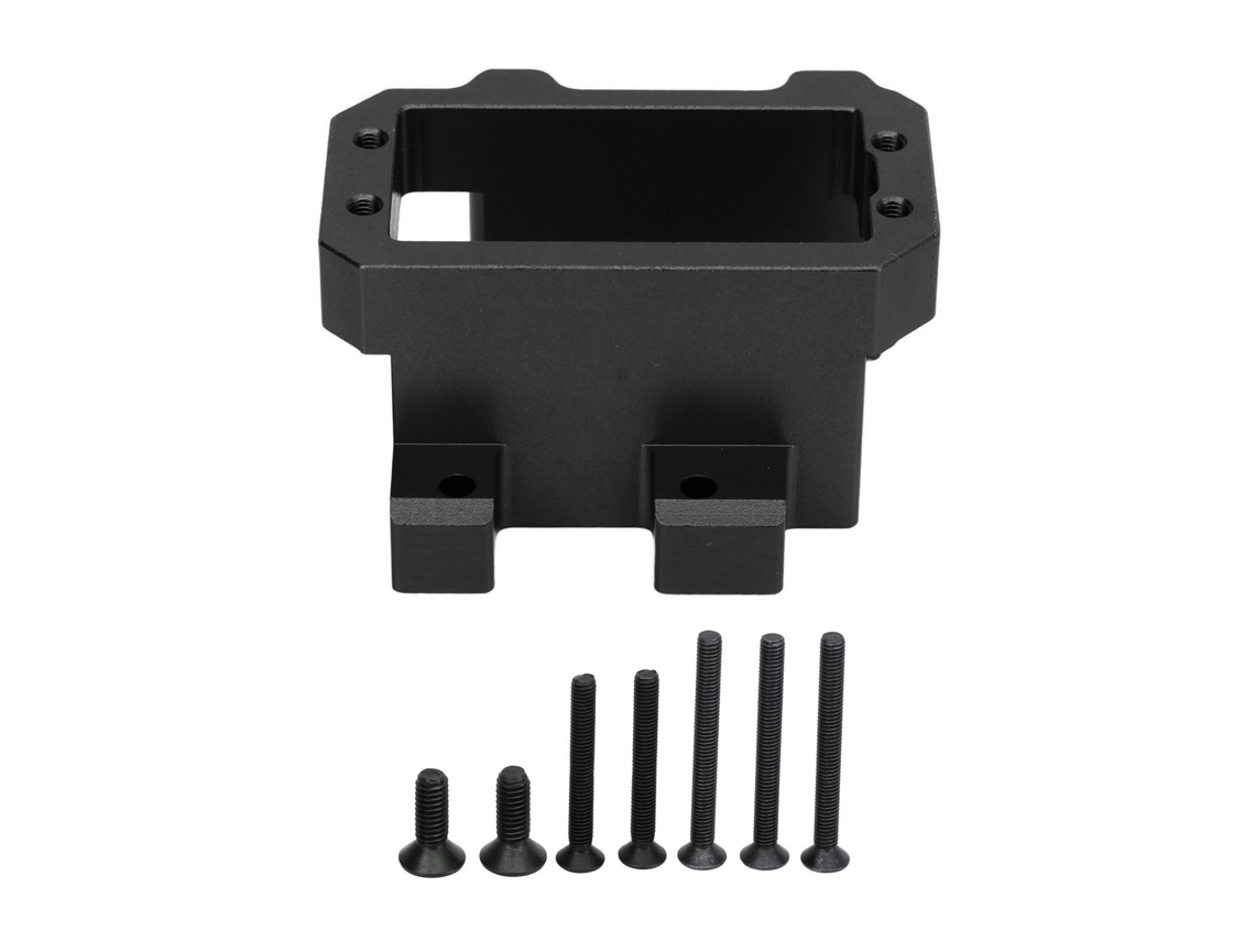 Suporte De Servo De Direção Em Liga De Alumínio Para Veículo Controle Remoto Sledge 1/8 4wd Preto