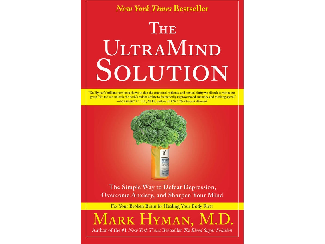Livro UltraMind Solution de Dr Mark Hyman (Inglês)