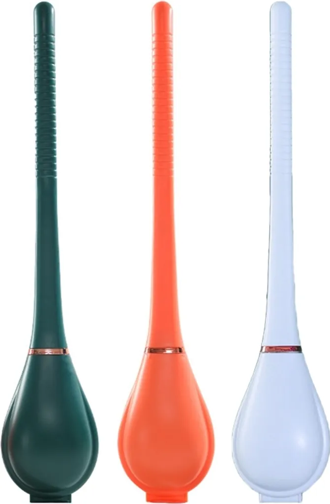 Conjunto de 3 Escovas Sanitárias de Silicone com Suporte Automático AQUAFORGE