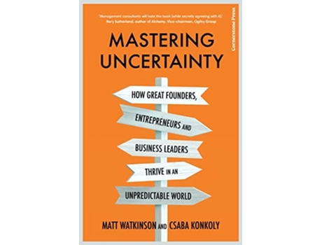 Livro Mastering Uncertainty de Matt Watkinson e Csaba Konkoly (Inglês - Capa Dura)