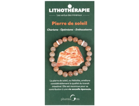 Pulseira Litoterapia Pedra Solar 8 Mm PHARMAGEM