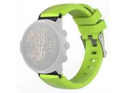 Pulseira De Silicone Com Textura Sarjada De 24 Mm Para Rastreadores De Fitness E Smartwatches.