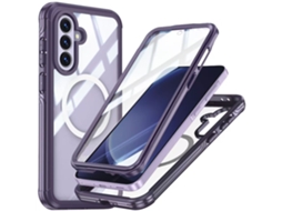 Capa Robusta Para Samsung A17 Proteção 360, À Prova De Choque, Poeira Roxo Panoona