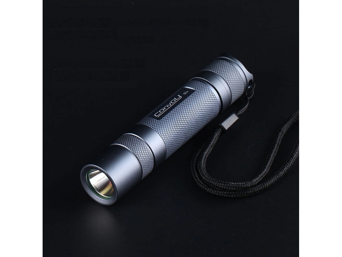 Lanterna 18650 Com Refletor Suave E Longo Alcance, 12 Modos De Grupo Ui-black-convoy S2+ Sft40 1240lm, 4 Modos/12 Grupos
