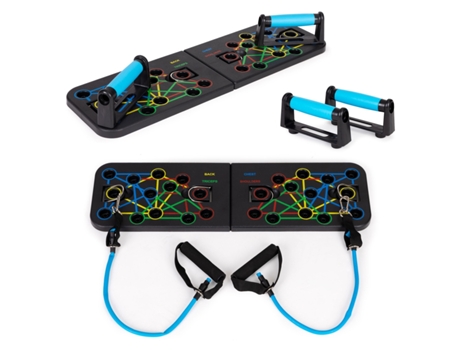 Conjunto de Pegas para Prancha de Exercícios para Flexões 25 em 1 MODERNHOME