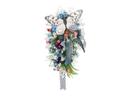 Guirlanda de Flores para Outono Decoração Rústica para Porta de Entrada ou Lareira LAXISCREED