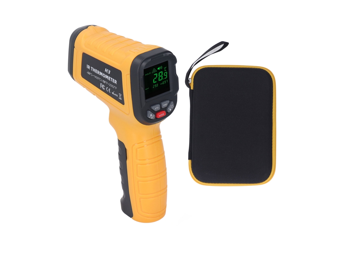 Termômetro Infravermelho De Mão Preciso -50 A 1400℃ Lcd Industrial Cozinha