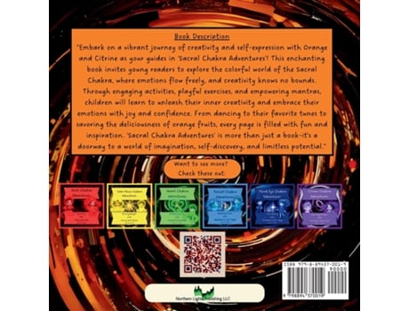 Livro Sacral Chakra Adventures Dancing with Orange and Citrine de KC Gold (Inglês)