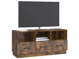 Gabinete para Tv com Gaveta Carvalho Fumado 102x34,5x47 Cm MAISON EXCLUSIVE