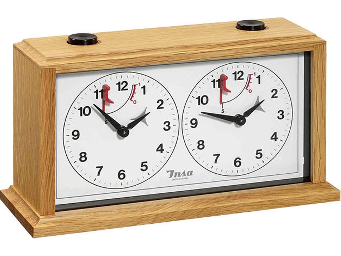 Relógio de Xadrez Filos Insa madeira mecânica