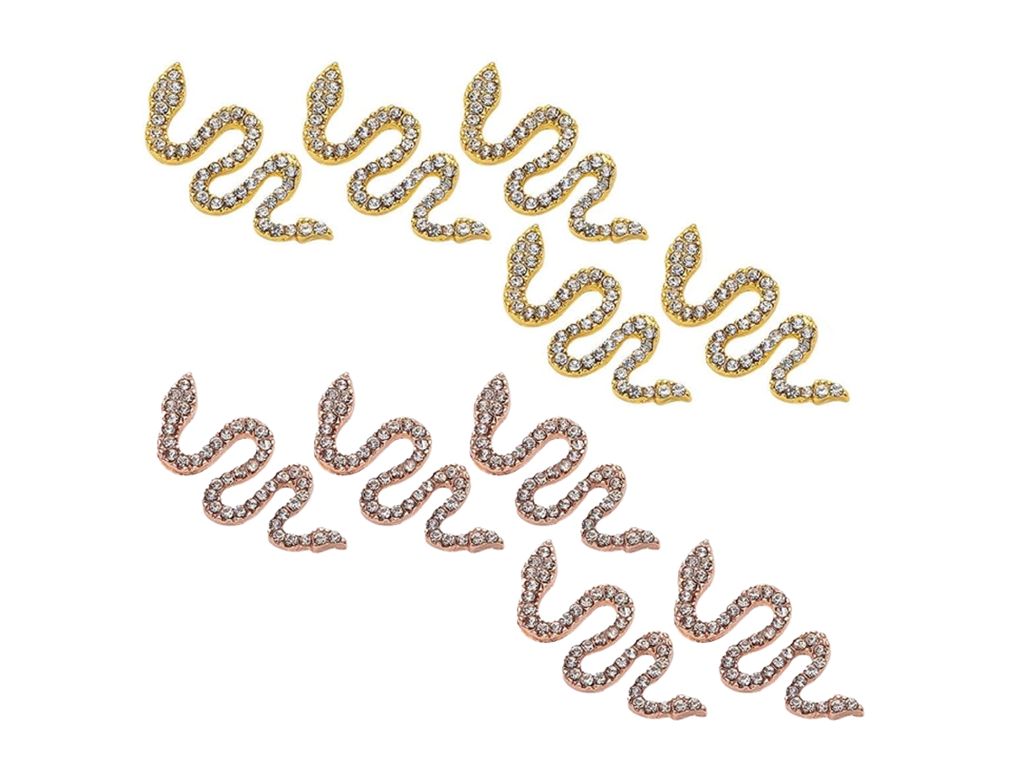 Unha Em Forma De Cobra Com Strass Para Artesanato Diy Decorações De Arte Para Unhas -St-02 ZMDECQNA