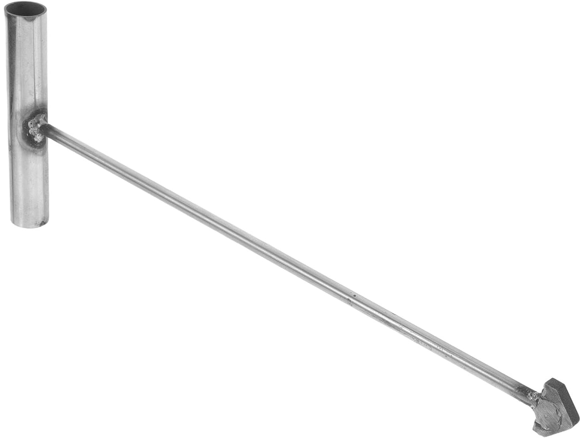 Gancho Em Aço Inoxidável Formato De T Da Sewacc Tampa Bueiro, 8mm De Diâmetro, 30cm De Comprimento, Ferramenta