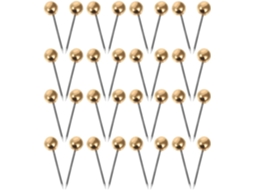 Toyvian 500 peças de tachinas e aço redondas de plástico, douradas