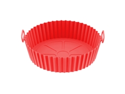 Linha De Friteira Redonda Silicone Alimentar Reutilizável