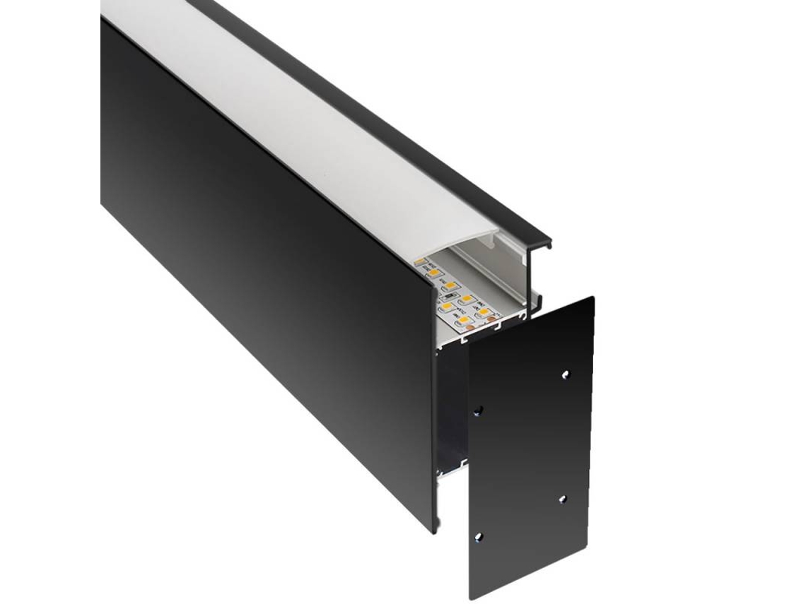 Perfil Aluminio Newwall Para Fitas Led Metro LEDBOX